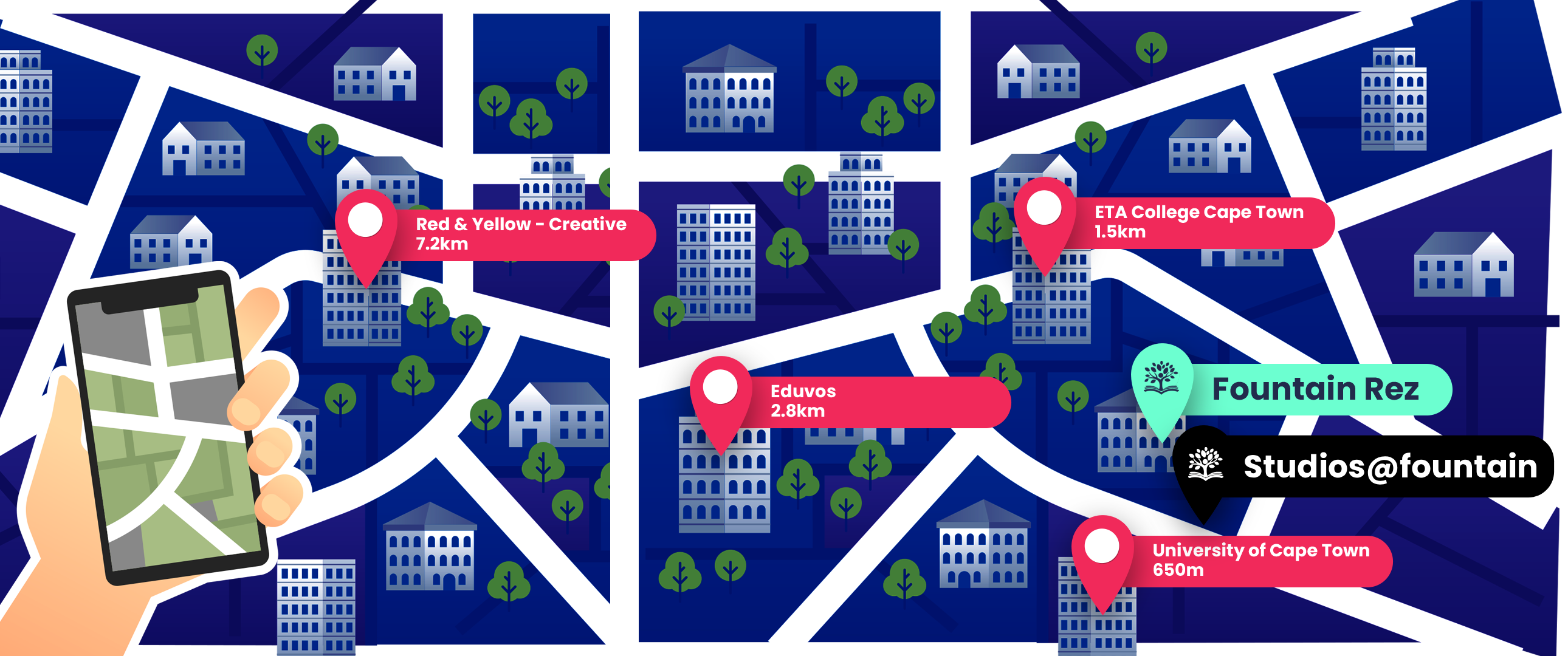 Fountain Rez Location Map